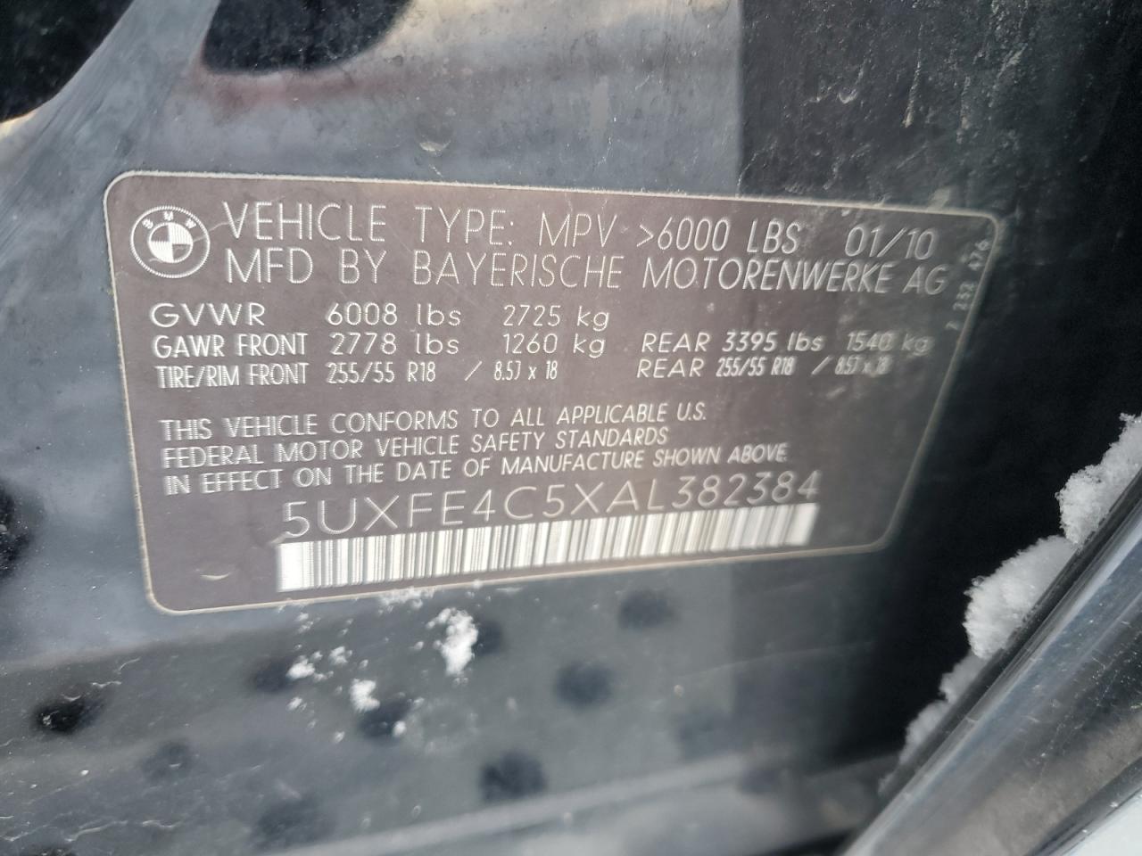 2010 BMW X5 - Image 12