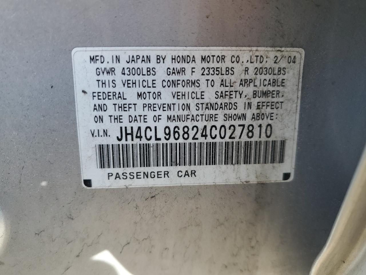 2004 Acura TSX - Image 12