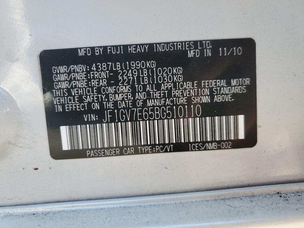 2011 Subaru WRX - Image 12