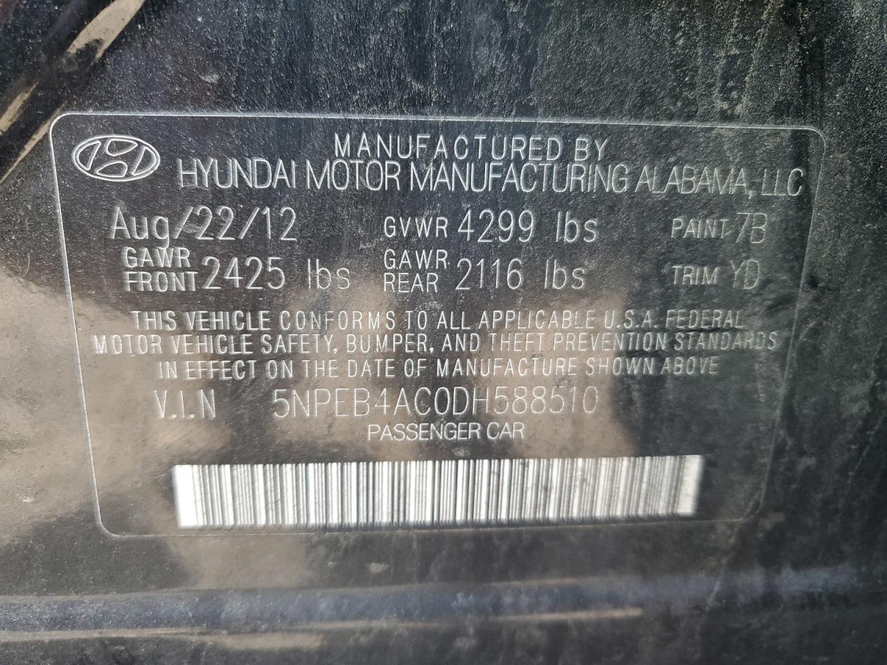 2013 Hyundai Sonata - Image 12