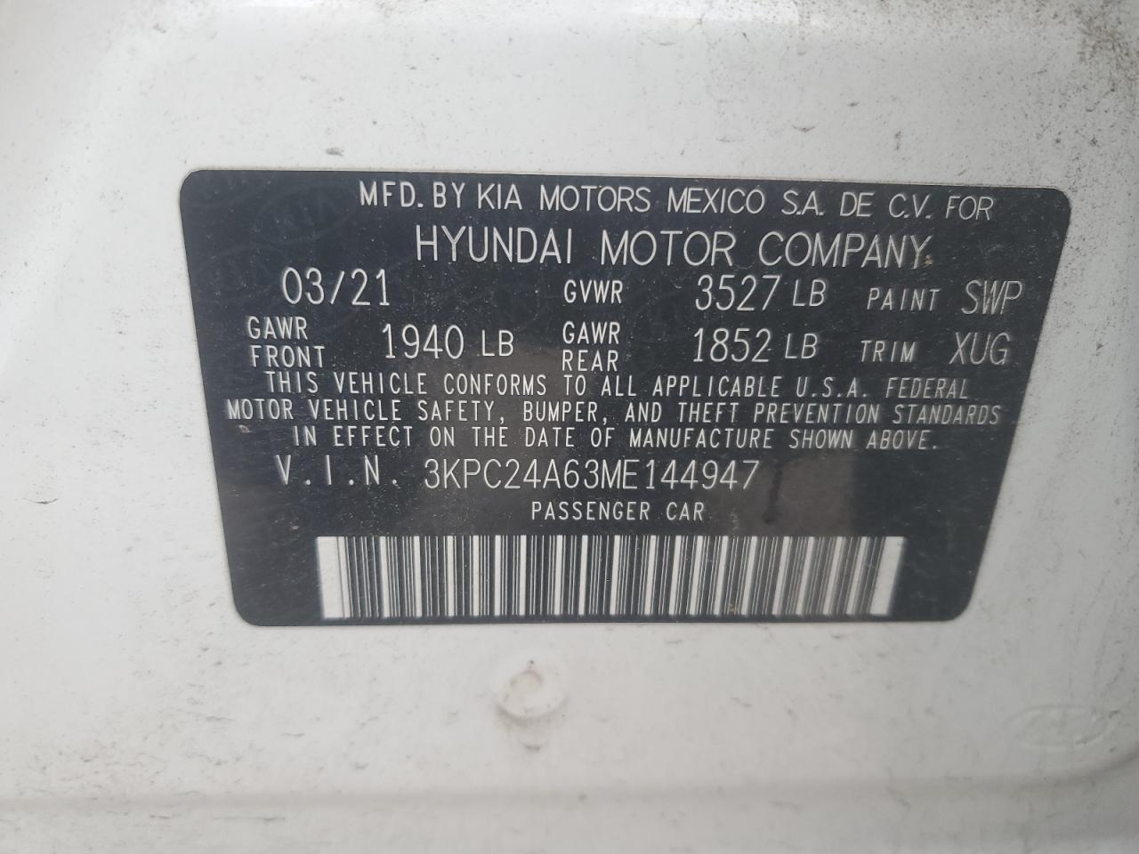 2021 Hyundai Accent - Image 15