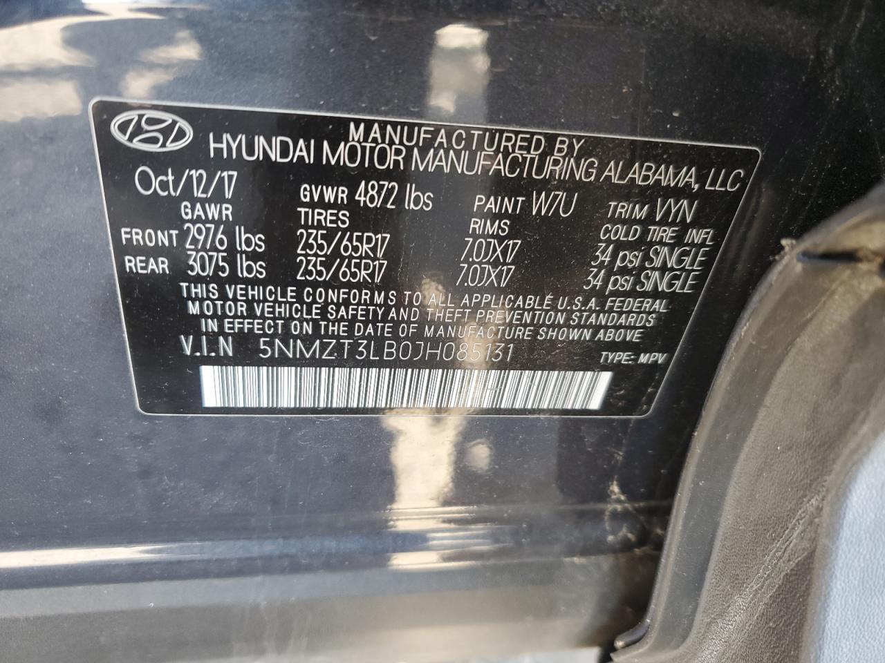 2018 Hyundai Santa Fe - Image 13