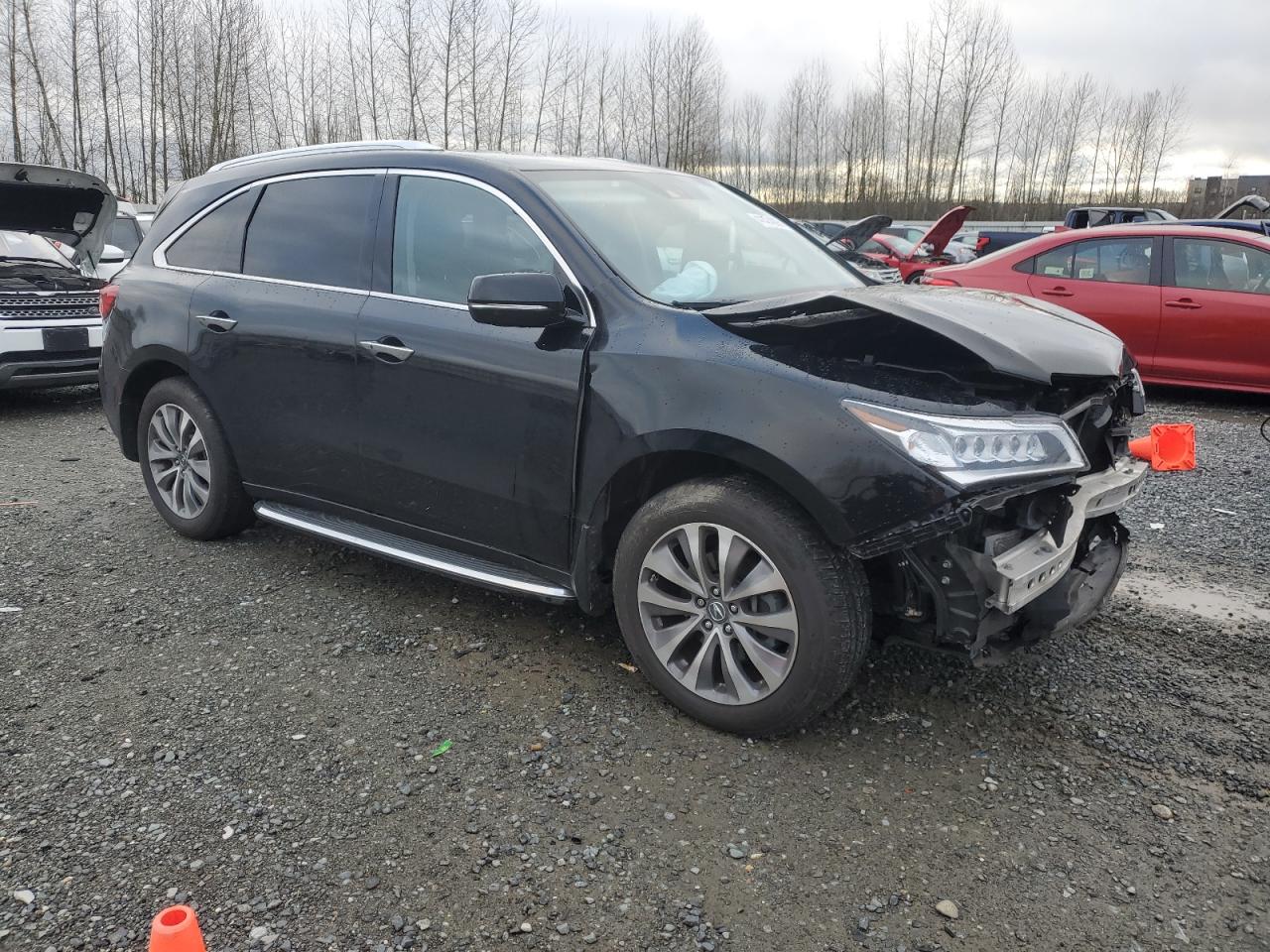 VIN 5FRYD4H4XFB006080 2015 ACURA MDX no.4