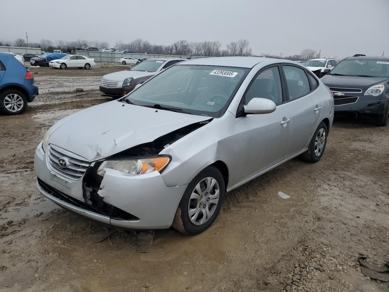 2010 Hyundai Elantra Blue en Venta en Kansas City, KS - Front End