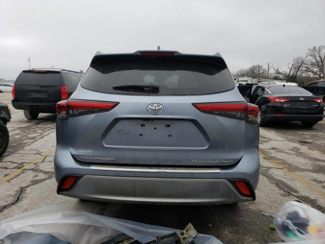  TOYOTA HIGHLANDER 2021 Синій