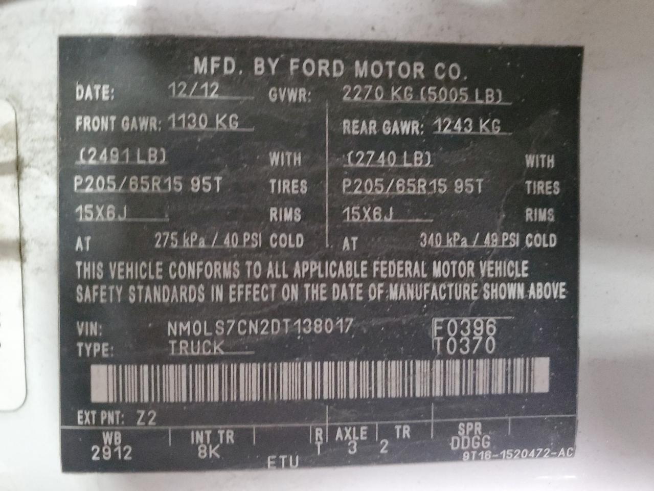 2013 Ford Transit - Image 14