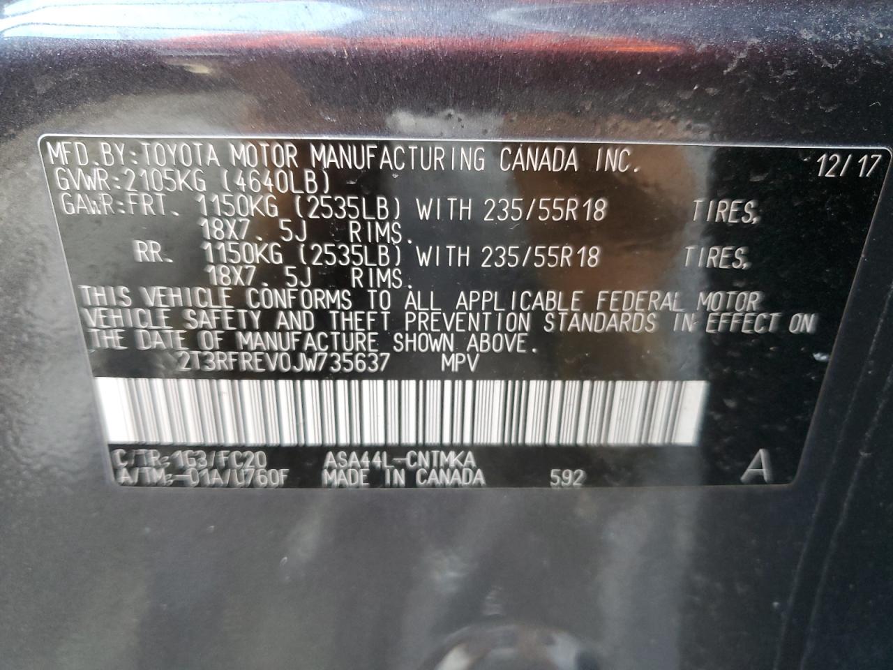 2018 Toyota RAV 4 - Image 13