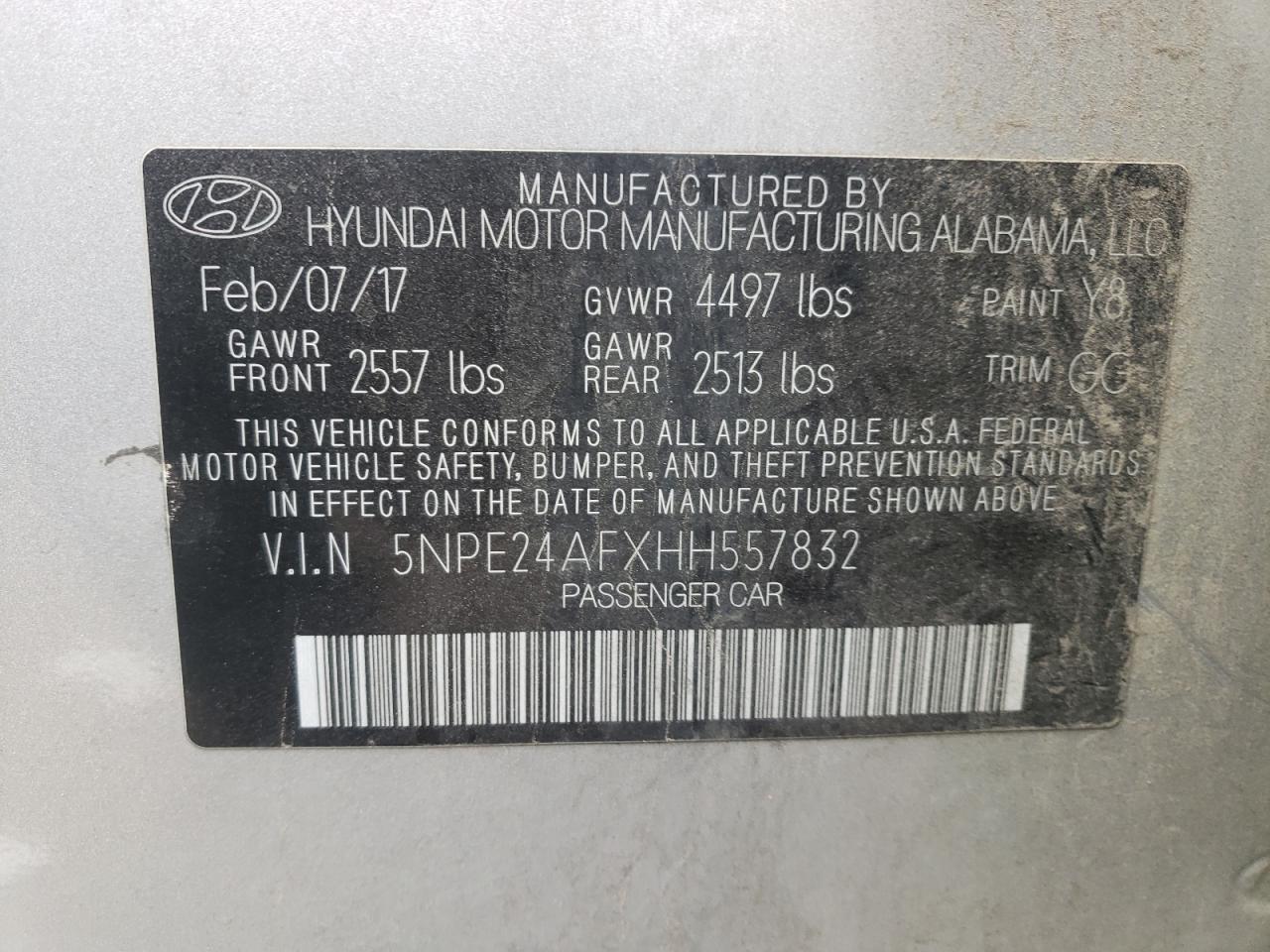 2017 Hyundai Sonata - Image 12