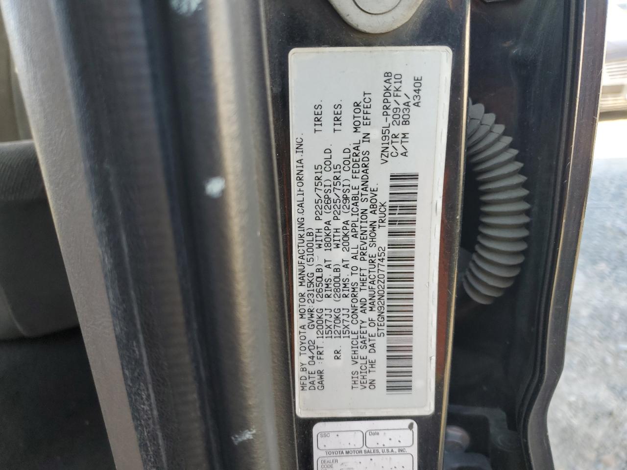 2002 Toyota Tacoma - Image 12