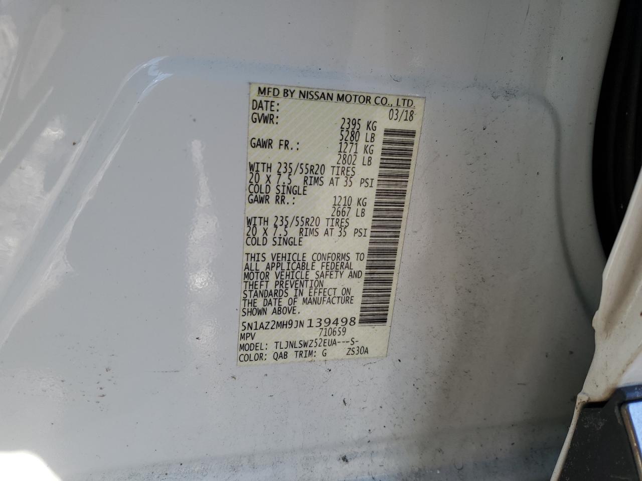 2018 Nissan Murano - Image 12