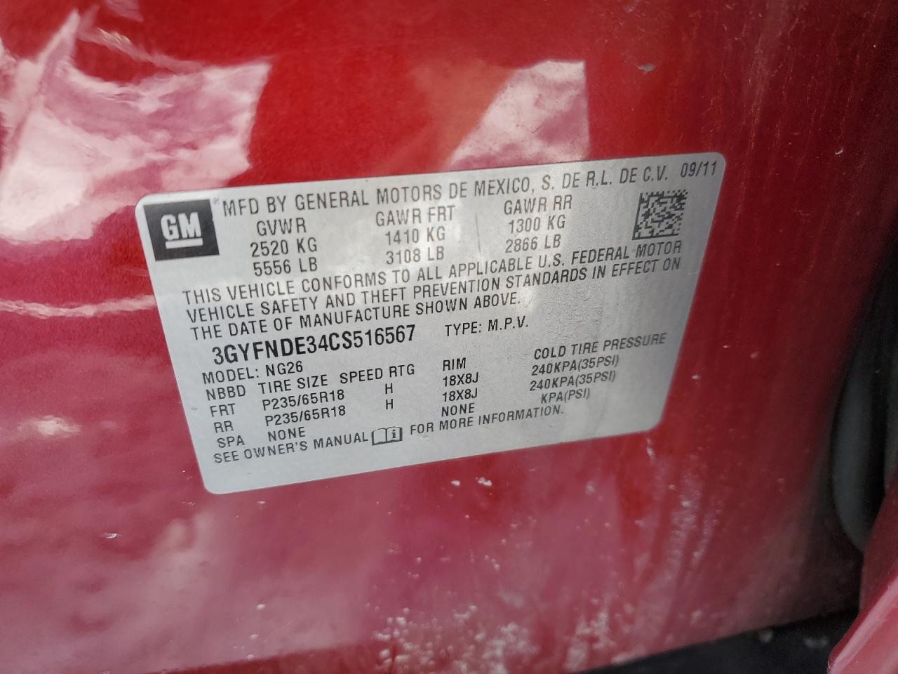 2012 Cadillac SRX - Image 13