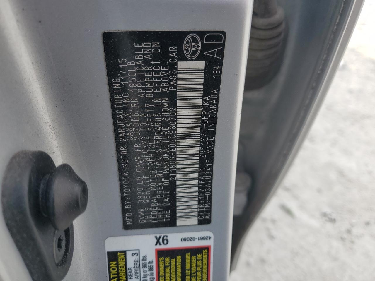 2016 Toyota Corolla - Image 12