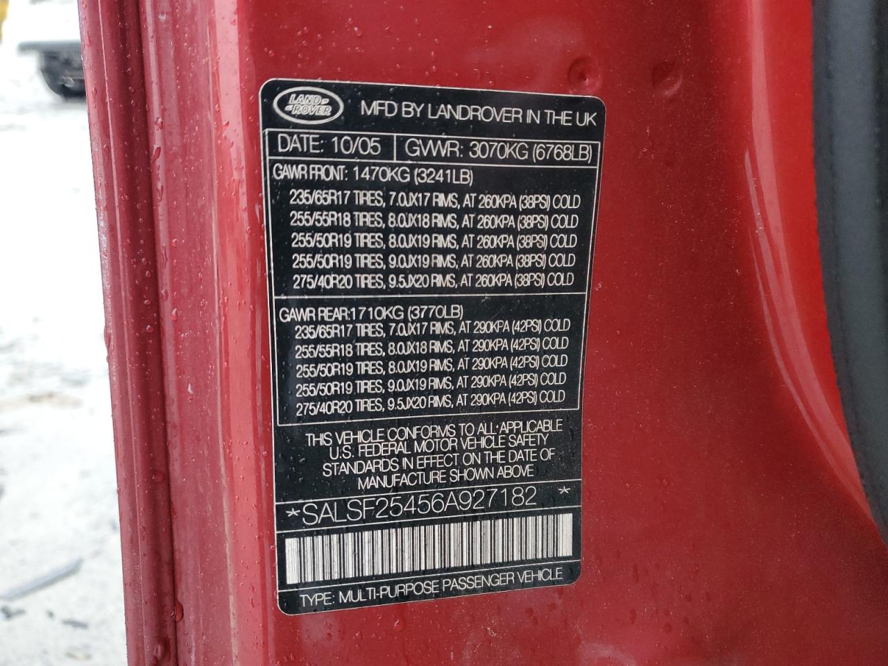 2006 Land Rover Range Rover - Image 13
