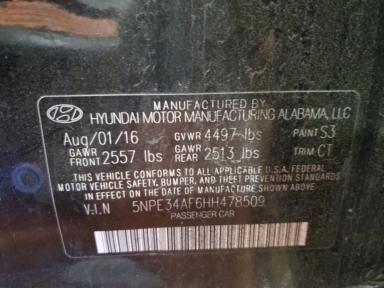 2017 Hyundai Sonata - Image 12