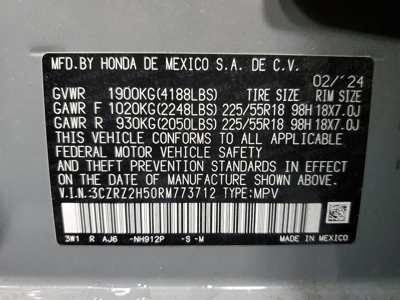 2024 Honda HR-V - Image 13