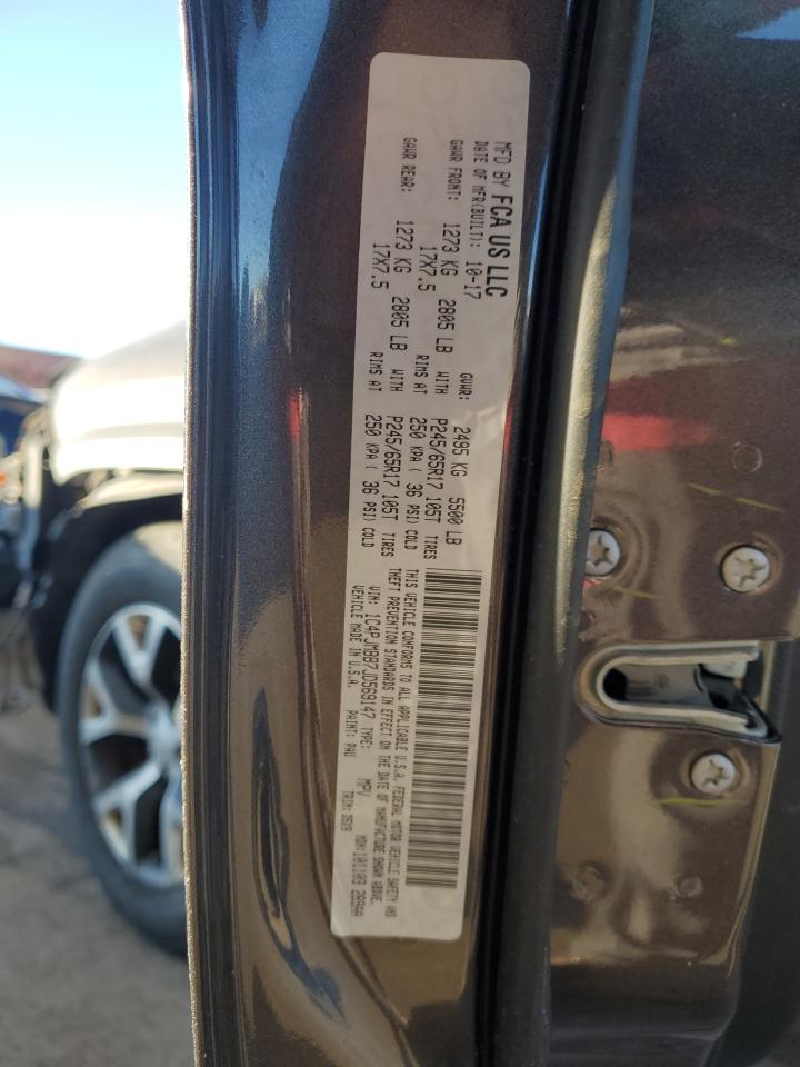 2018 Jeep Cherokee Trailhawk VIN: 1C4PJMBB7JD569147 Lot: 87261694