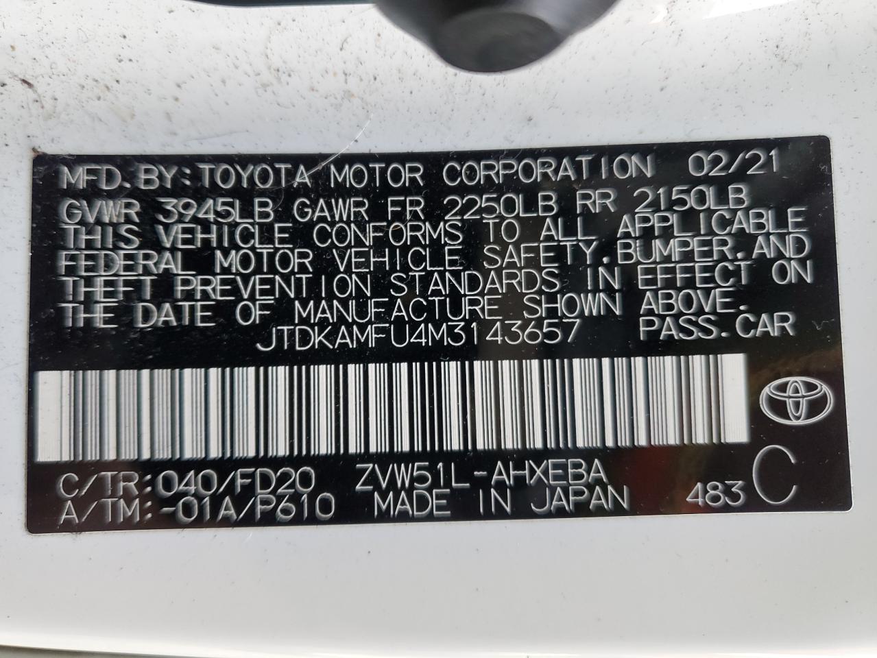 2021 Toyota Prius - Image 12
