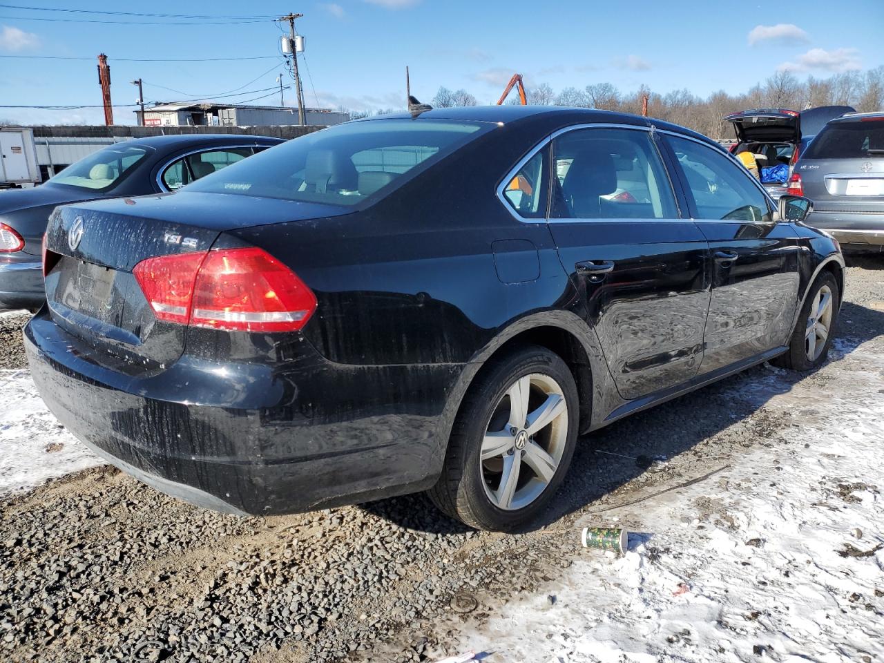 2014 Volkswagen Passat Se black null gas 1VWBT7A32EC100167 photo #4