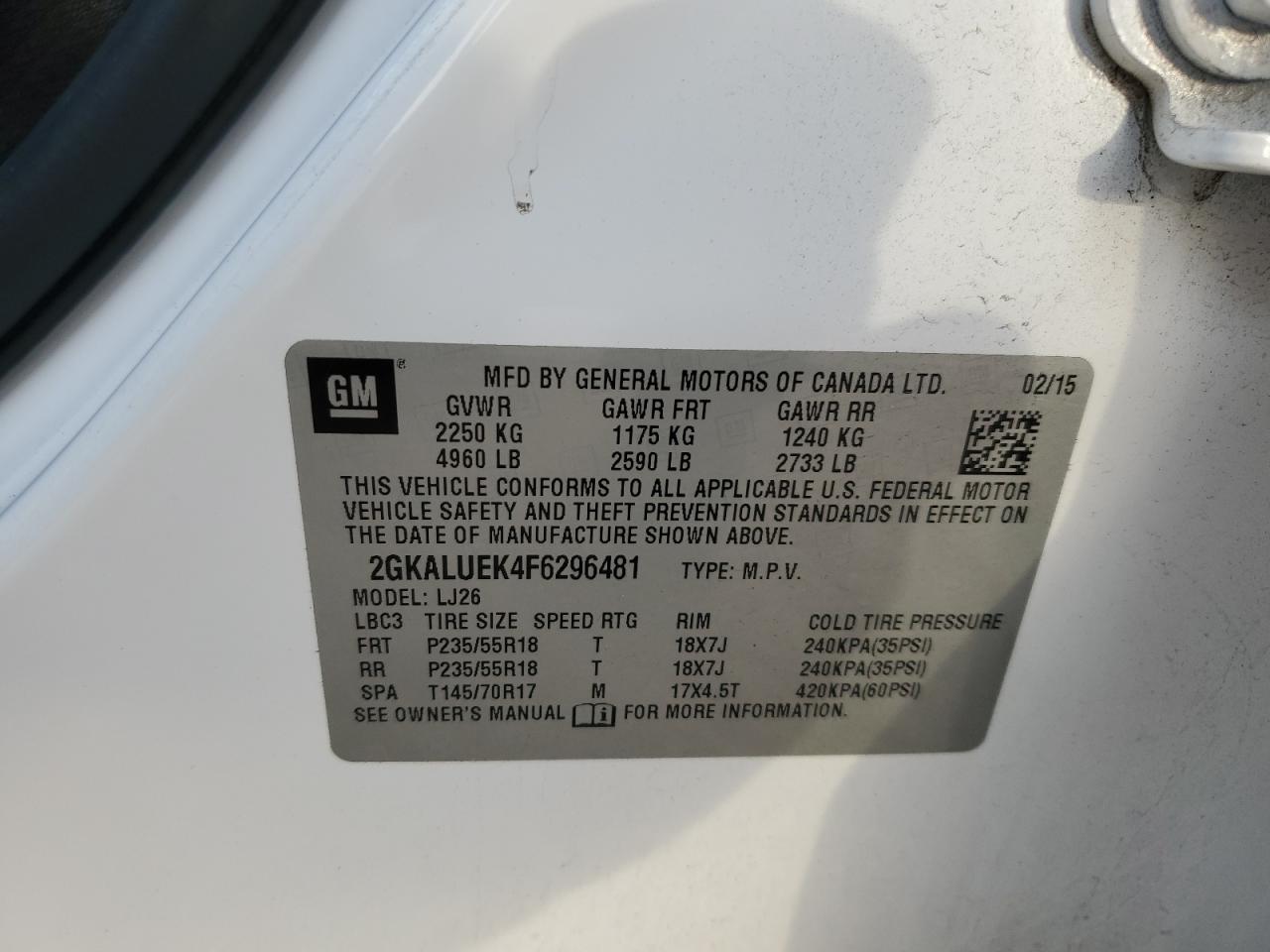 2015 GMC Terrain - Image 13