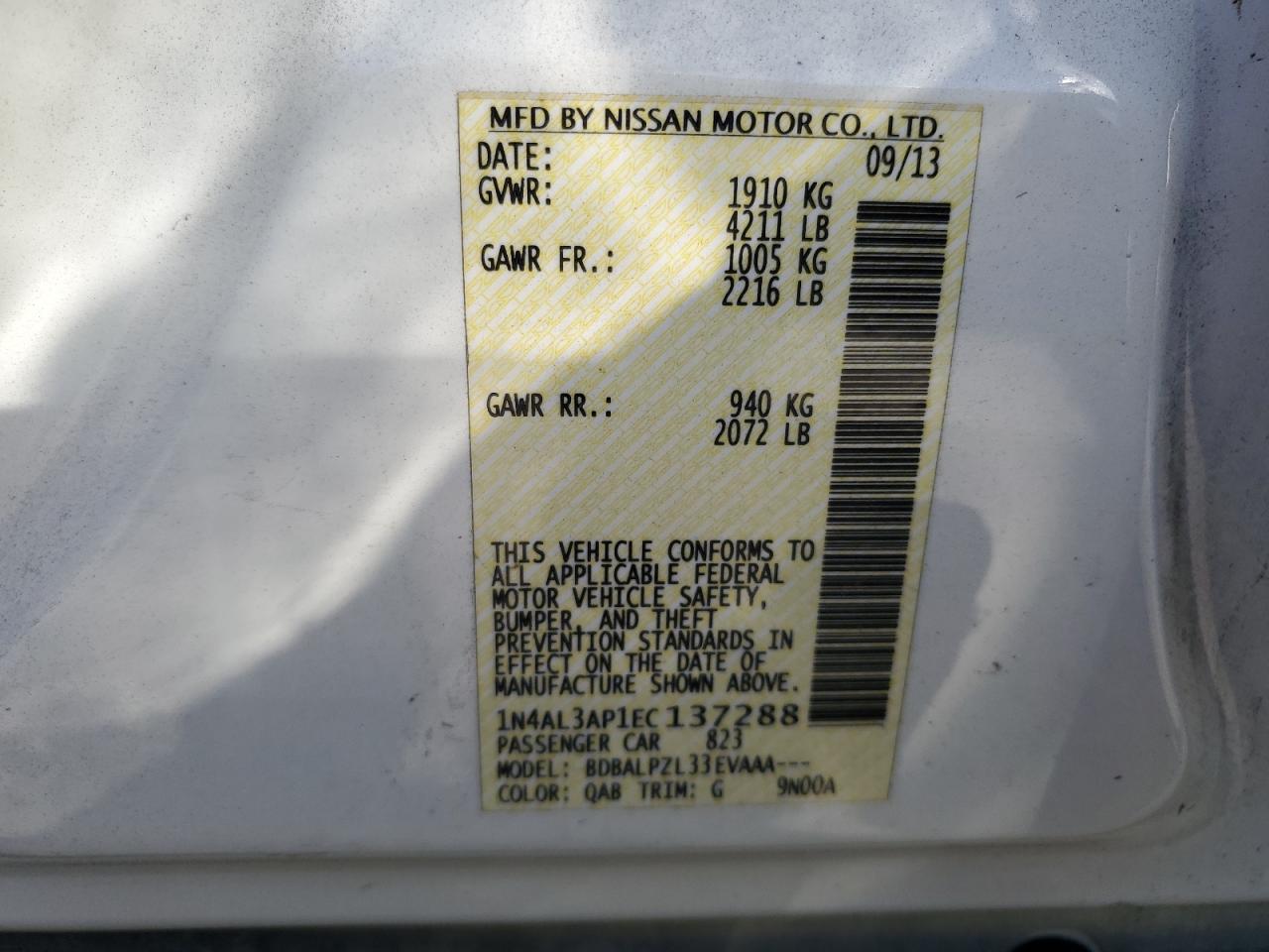 2014 Nissan Altima - Image 14