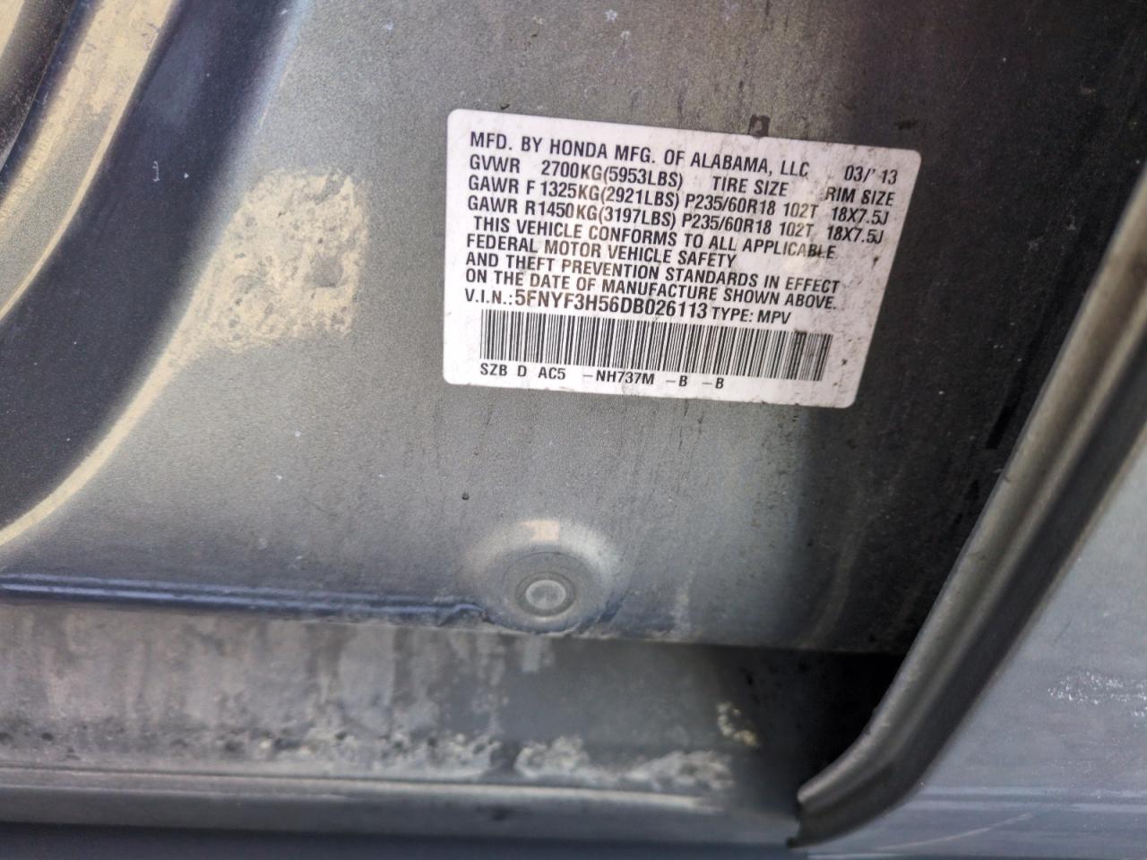 2013 Honda Pilot - Image 12