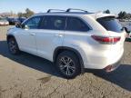 2016 Toyota Highlander Xle продається в Vallejo, CA - Front End