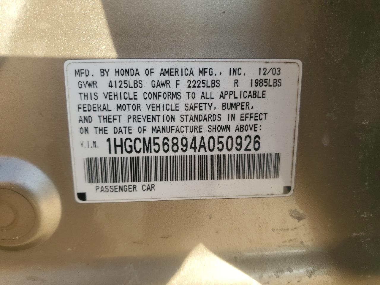 2004 Honda Accord - Image 12