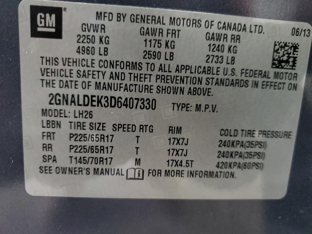 2013 Chevrolet Equinox - Image 13
