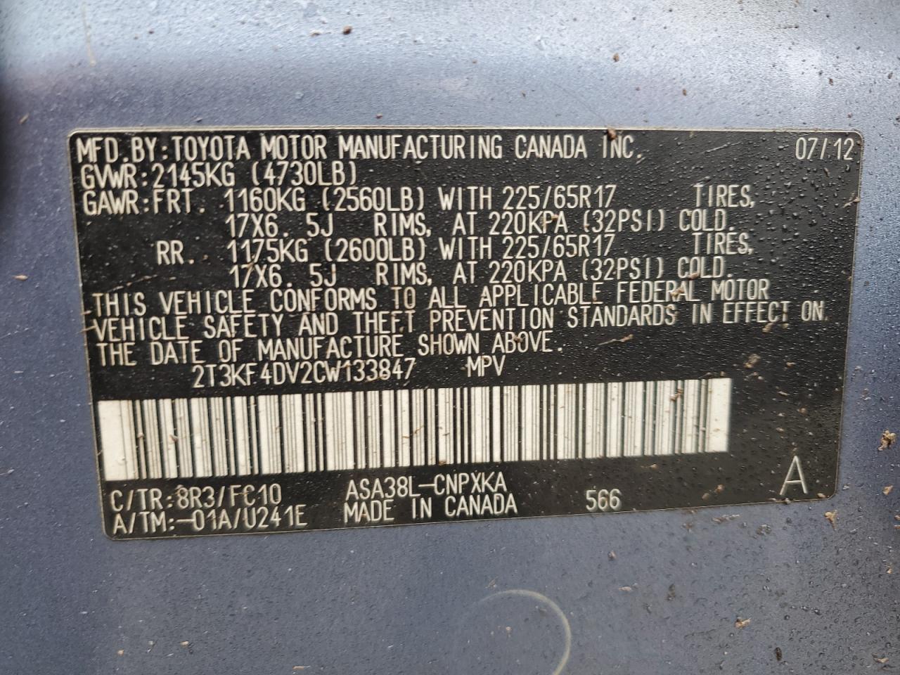 2012 Toyota RAV 4 - Image 15