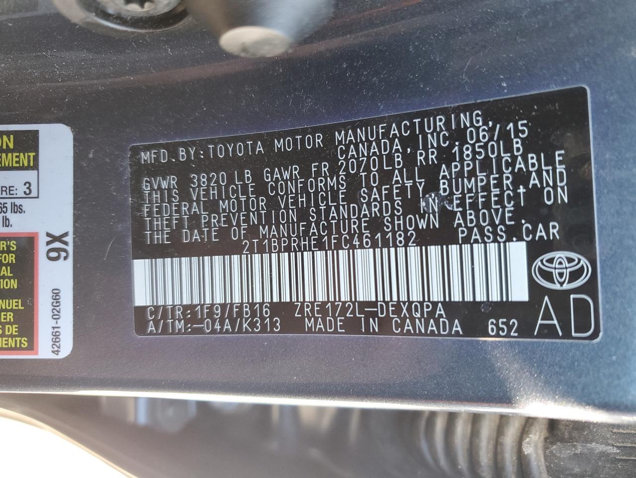 2015 Toyota Corolla - Image 13