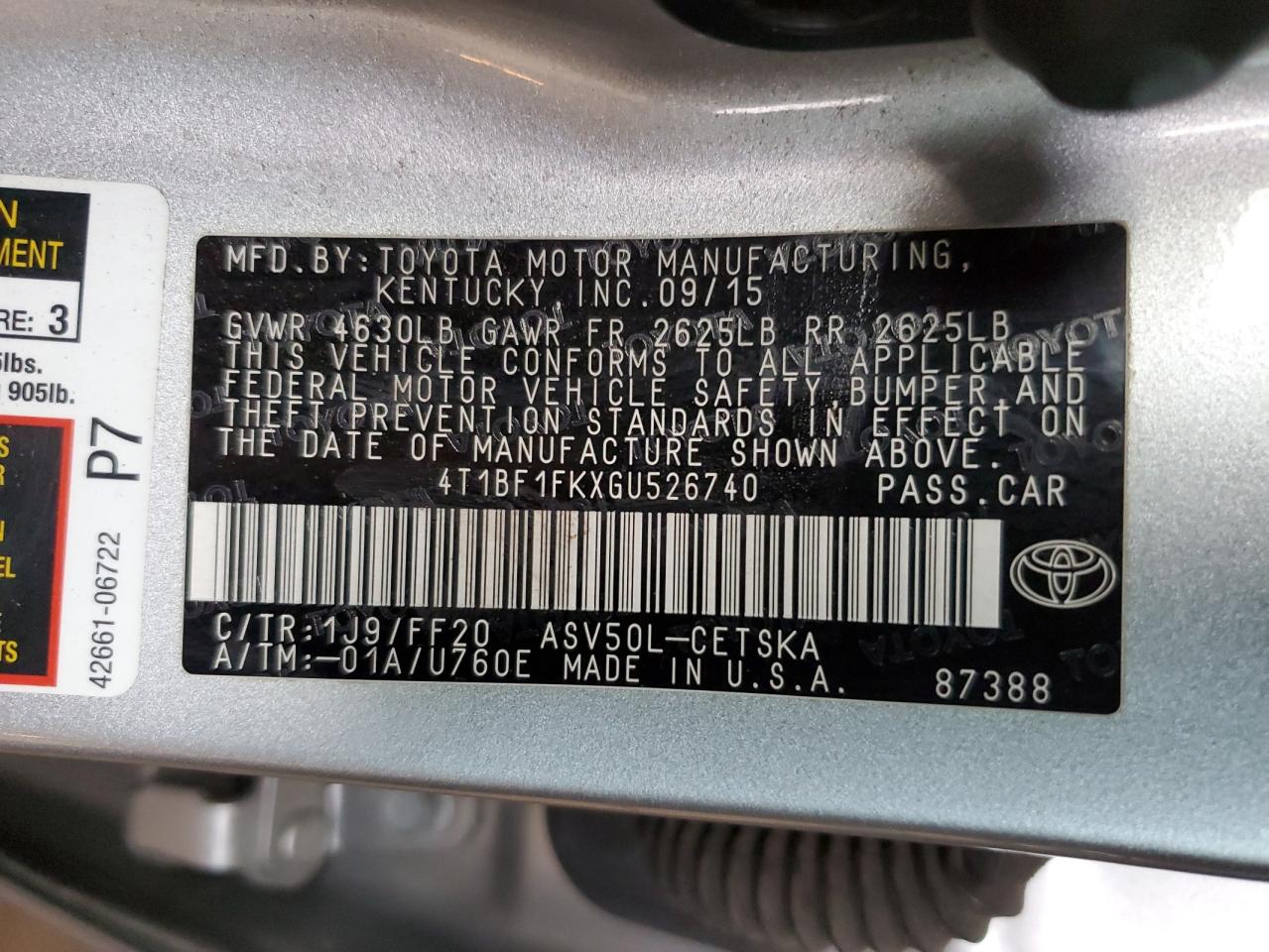 2016 Toyota Camry - Image 14