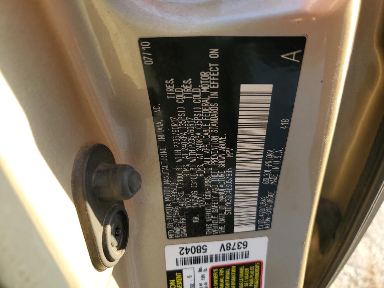 2011 Toyota Sienna - Image 13