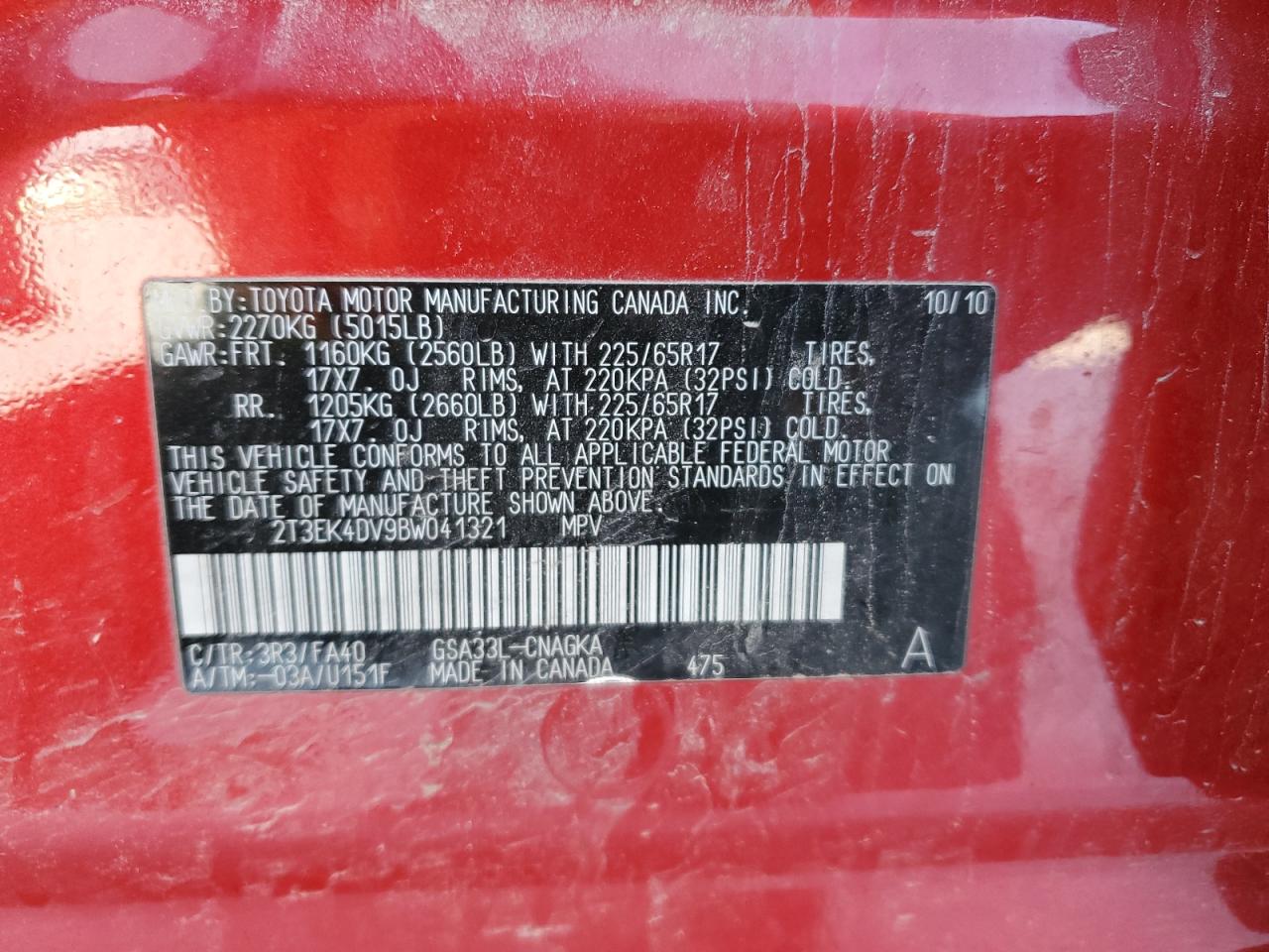 2011 Toyota RAV 4 - Image 14