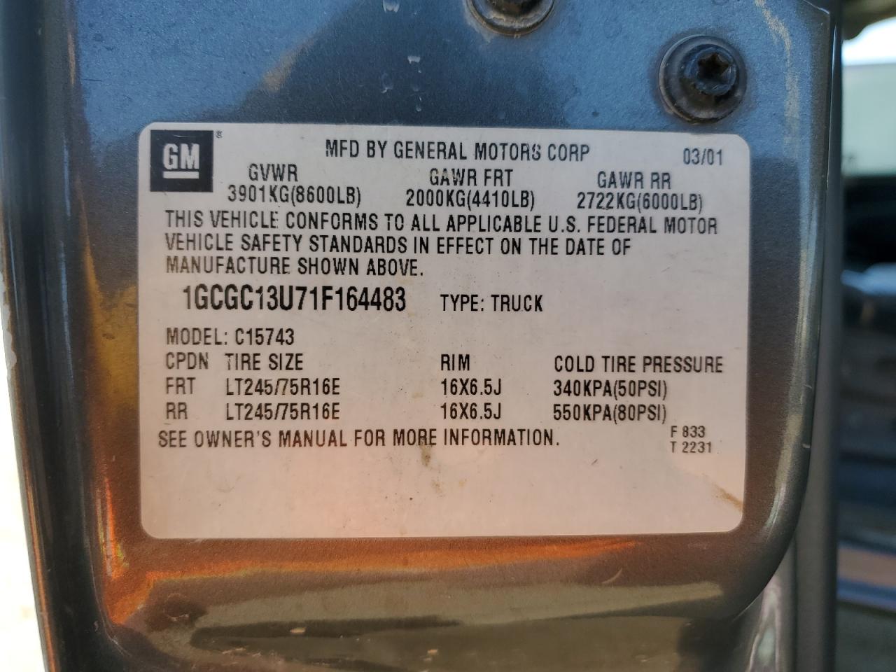 2001 Chevrolet Silverado - Image 12