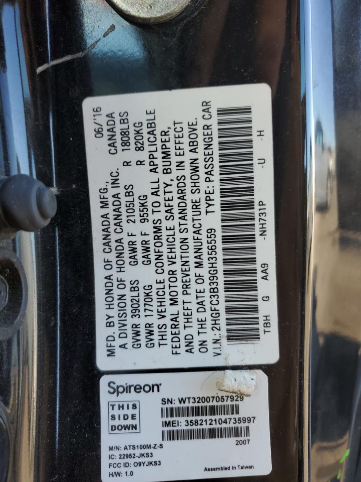 2016 Honda Civic - Image 12