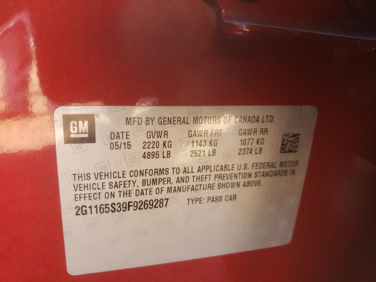 2015 Chevrolet Impala - Image 13