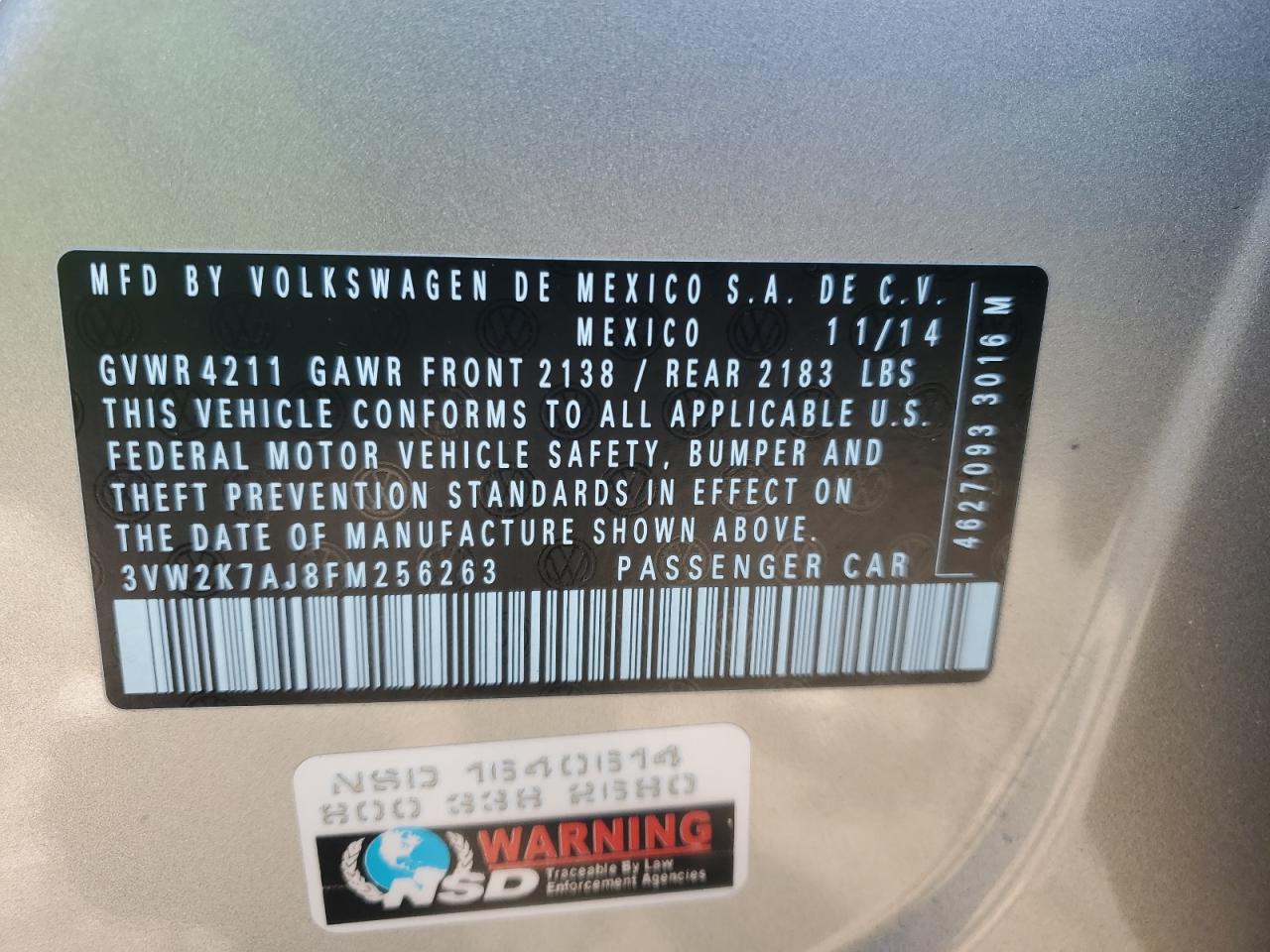 2015 Volkswagen Jetta - Image 12