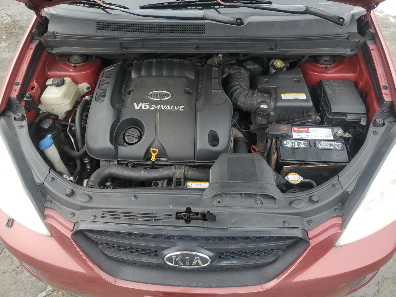 2007 Kia Rondo Lx VIN: KNAFG526277101432 Lot: 88984855