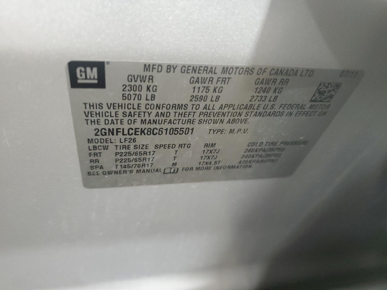 2012 Chevrolet Equinox - Image 14