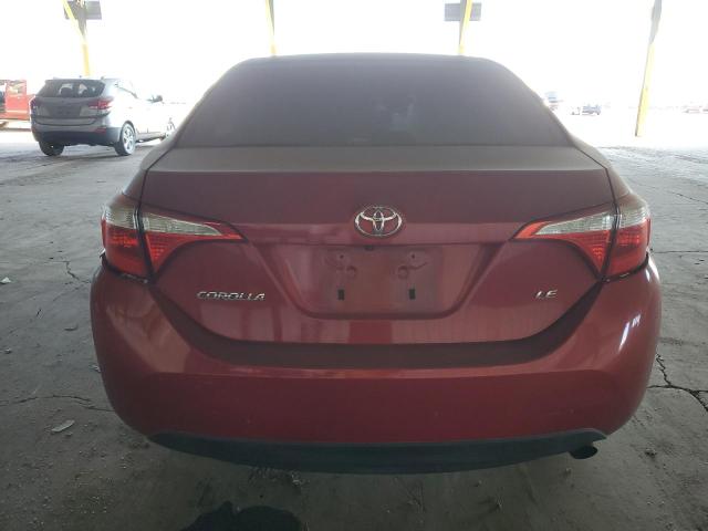  TOYOTA COROLLA 2014 Красный