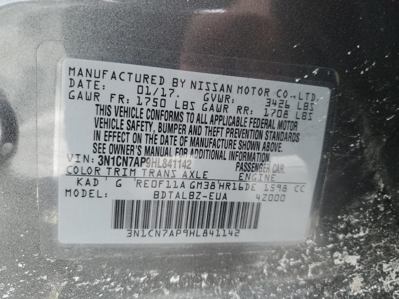 2017 Nissan Versa - Image 12