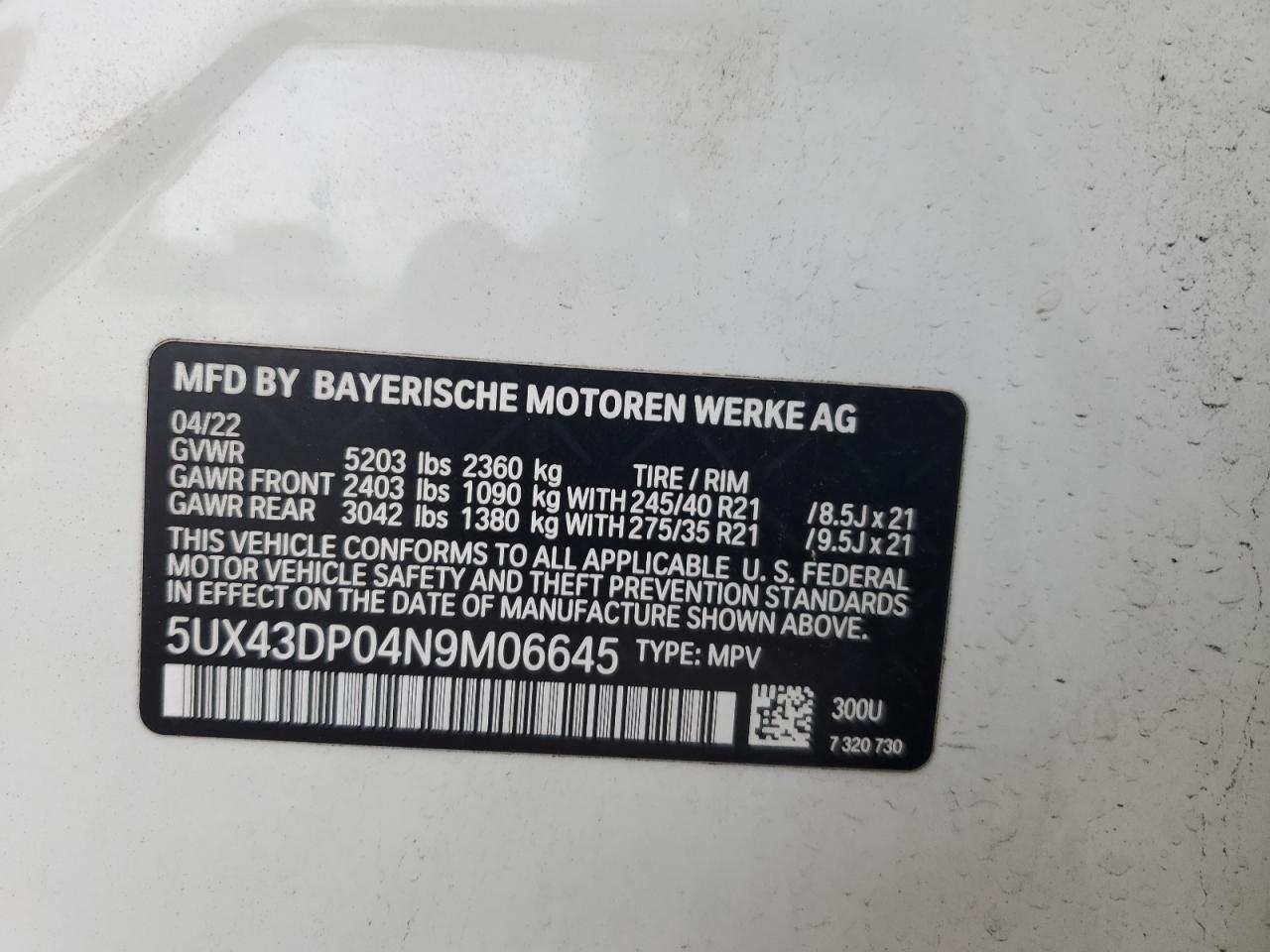 2022 BMW X3 - Image 13