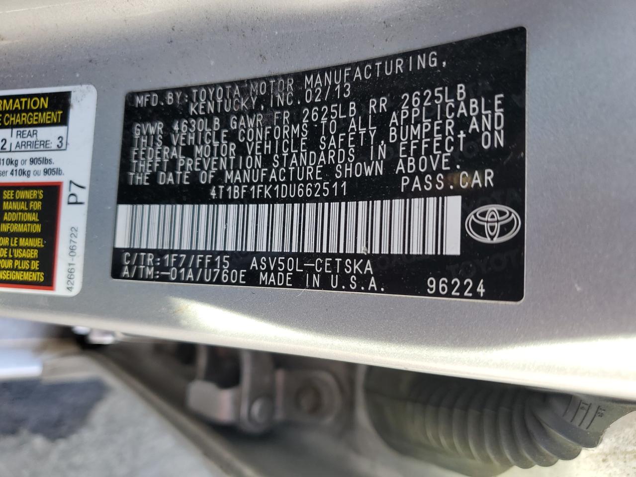 2013 Toyota Camry - Image 13