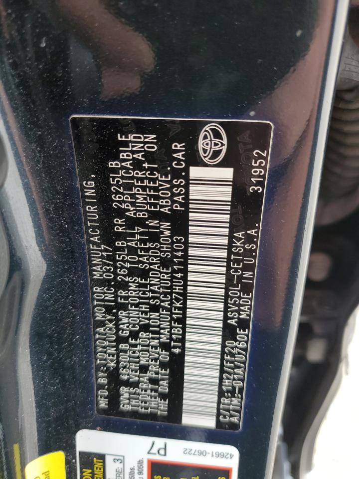 2017 Toyota Camry - Image 12