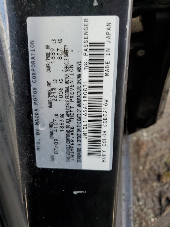 2010 Mazda 3 S VIN: JM1BL1H65A1180831 Lot: 87470054