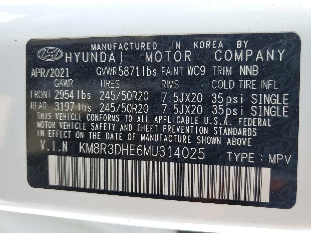 2021 Hyundai Palisade - Image 14