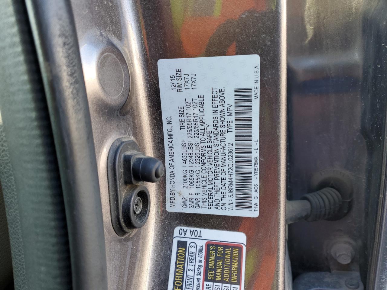 2016 Honda CR-V - Image 16