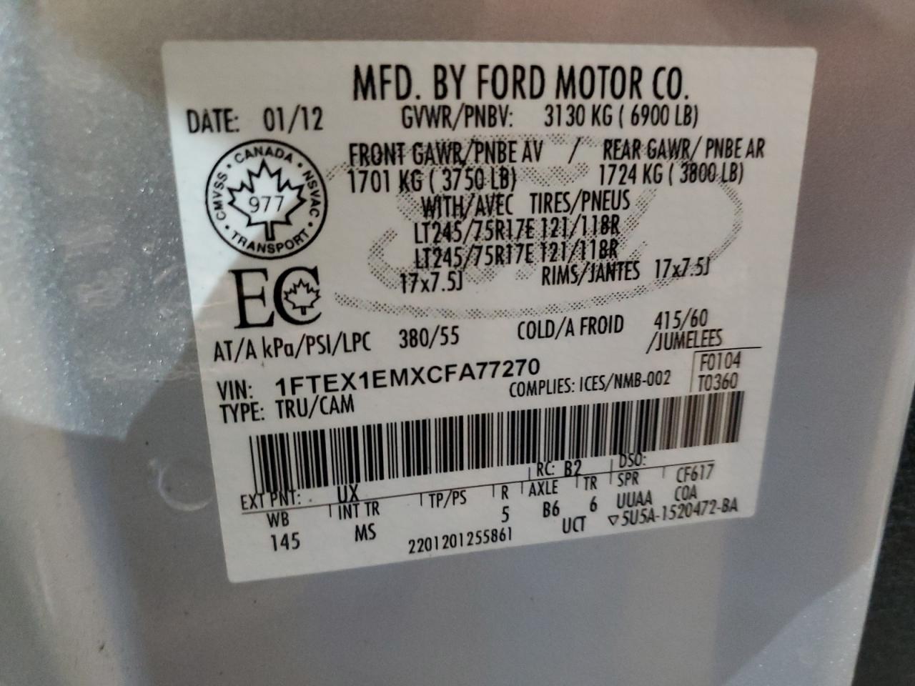 2012 Ford F-150 - Image 12