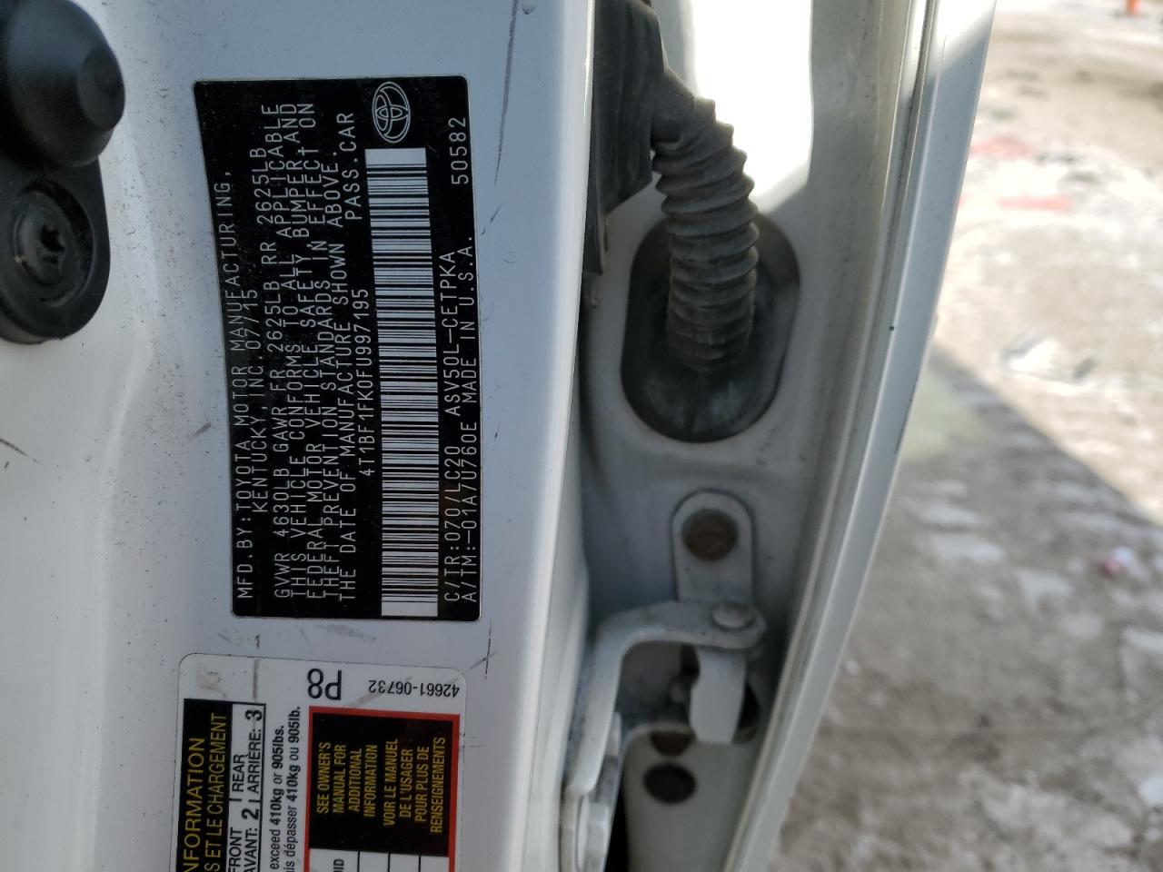 2015 Toyota Camry - Image 12