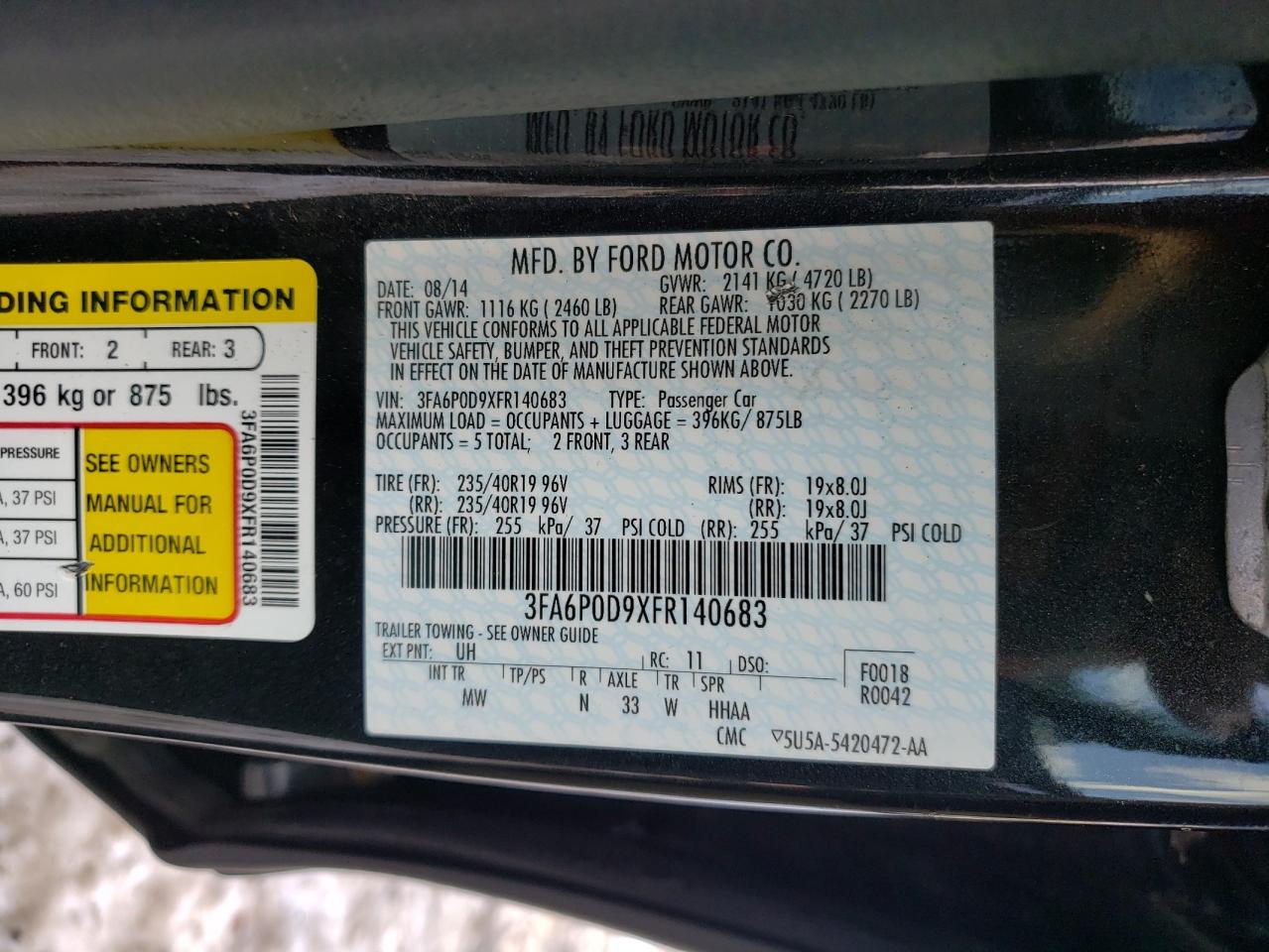 2015 Ford Fusion - Image 12